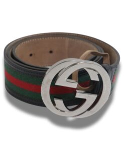 Belt with Interlocking G buckle
