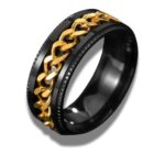 Stainless steel Chain Ring for Men's