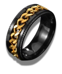 Stainless steel Chain Ring for Men's