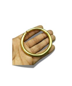 Light Weight Gold/Silver Color Open Cuff Bracelet/Kara For Men And Boy