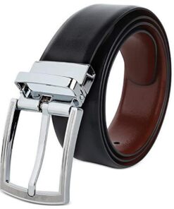 Reversible Leather Belt - Black & Brown