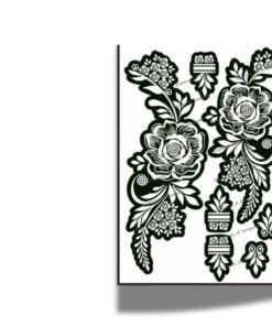 Beautiful Henna stencils for women