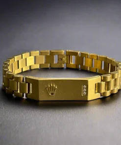 Golden RLX Crown Jubilee Bracelet for Men