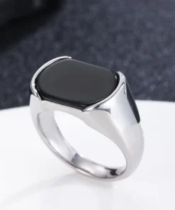 Onyx Solace Rings for Men's