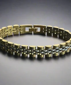 Golden Silver RLX Jubilee Bracelet for Men