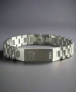 Silver RLX Crown Jubilee Bracelet for Men