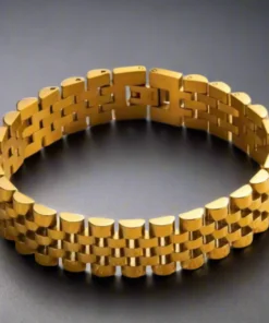 Premium Golden RLX Jubilee Bracelet for Men